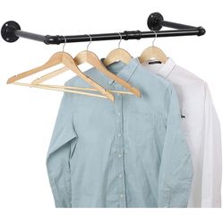 Industrial Wall Clothing Rack Bar New Never Opened 