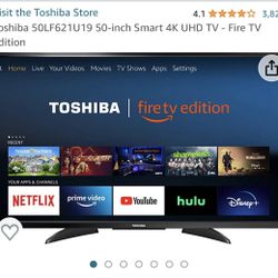 Toshiba 50LF621U19 50-inch Smart 4K UHD TV - Fire TV Edition