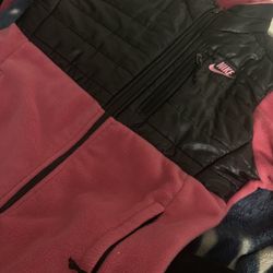 Pink And Black Nike Jacket 