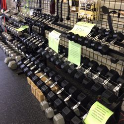 Rubber Hex Dumbbells $1.50 Per Lb NEW