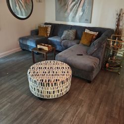 Couch Set With Round Seat