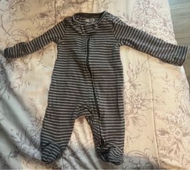 Newborn Carter's striped baby onesie