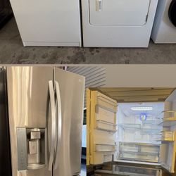 🎄Package Deal Refrigerator Washer and gas Dryer🎄