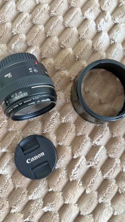 50mm lenses. f/ 1.4 canon