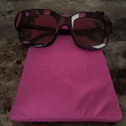 Emilio Pucci Sunglasses EP0220 51-22-140 Multicolor W/ Soft Case Cloth New