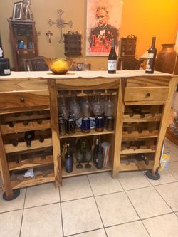 heavy wood bar
