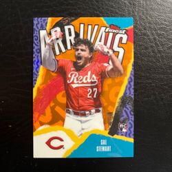 2026 Topps Finest Arrivals Sal Stewart /25 Rookie Card