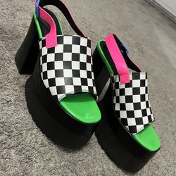 Frankenstein, High Heel Wedges Size 9 1/2