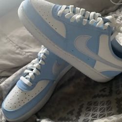 Baby blue Nikes 9.5