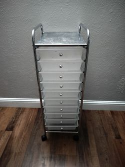 10 drawer rolling cart