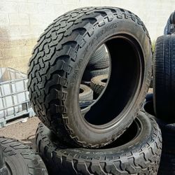 SET DE LLANTAS USADAS MAXTREK AT LT 33 12.50 20