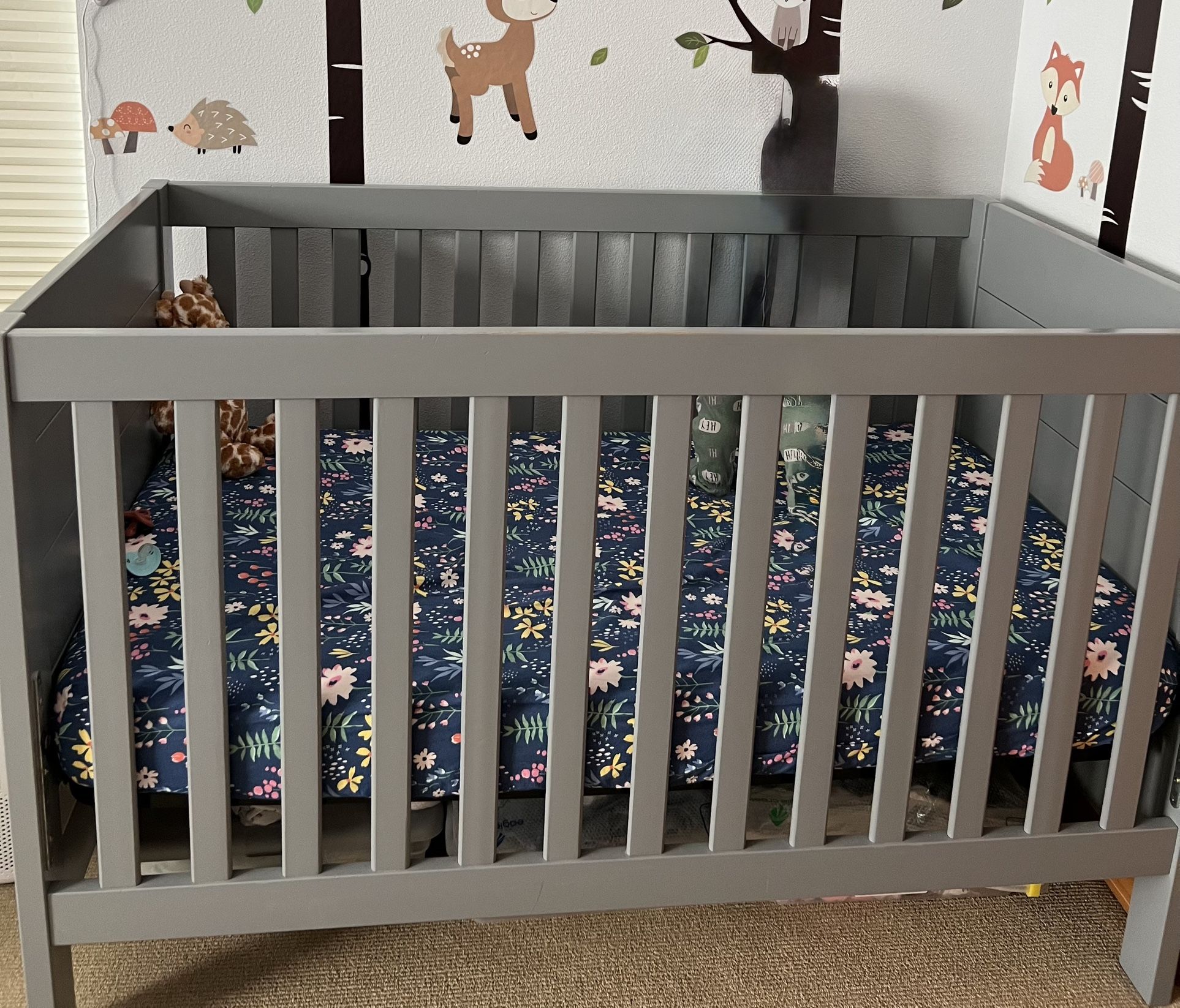 Gray Crib-free