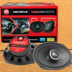 DB Drive Competition Car Speakers Motorcycle ATV Loudspeakers 6x9 Inch 2-Way Coaxial 500 Watts WDX69MOTO 🚨Payment Options Available🚨No Credit Needed