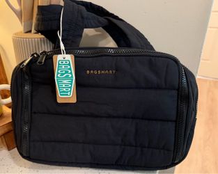 Bagsmart Black Quilted Travel Toiletry/Lunch Bag