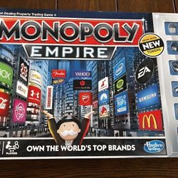 Monopoly Empire Board Game XLNT Complete 