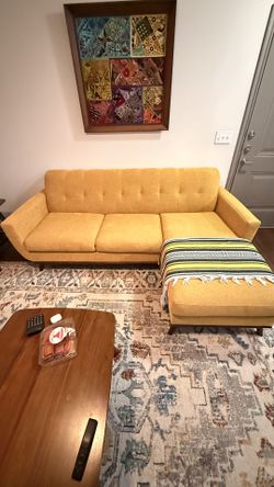 East Side Sunflower Chaise Sofa