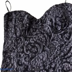 Forever 21, Medium Black With Gray Lace Spandex Lining