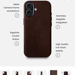 iPhone 17 Full Grain Leather Case Ryan London