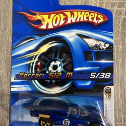 New Mattel 2005 Hot Wheels Ferrari 512 M 5/38 Toy Car