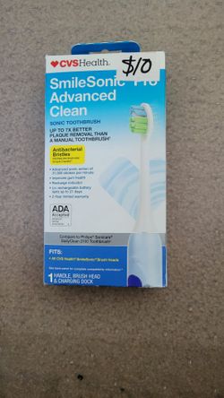 CVS Health SmileSonic Pro Advanced Clean Sonic Toothbrush