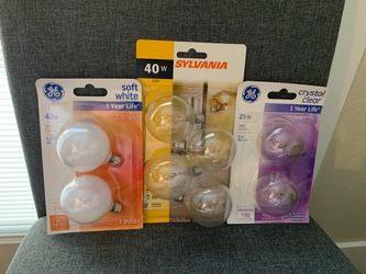 G16.5 25w & 40w Light Bulbs, Price for All