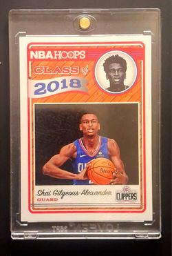 Shai Gilgeous-Alexander Rooke RC Class Of 2018 Nba Hoops
