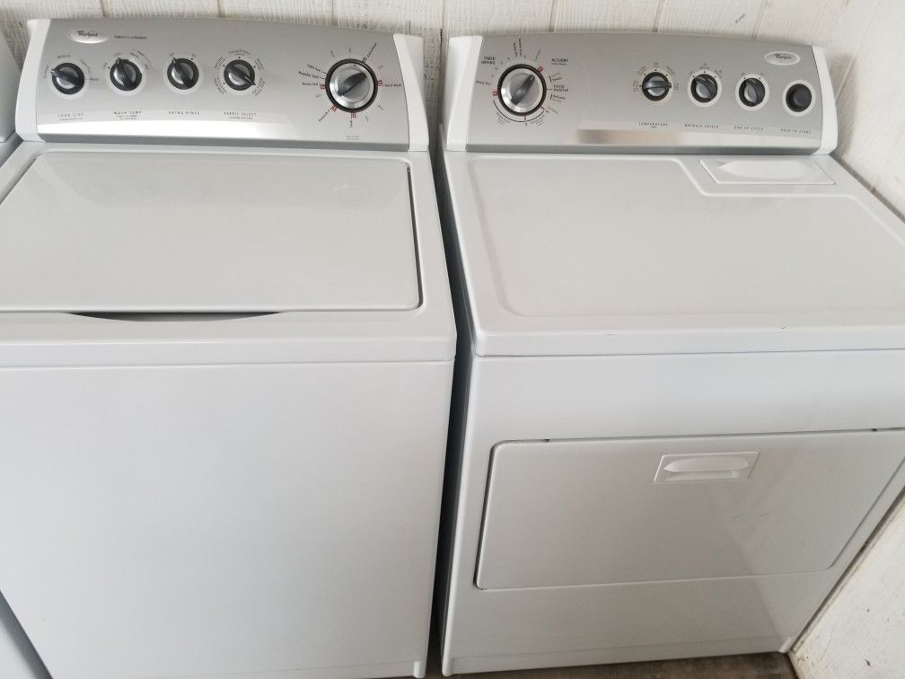 Whirlpool washer And Dryer 
