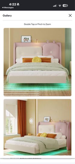 Pink floating FULL BED NEW IN BOX‼️