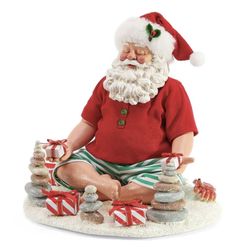 Yoga Santa On The Beach. New With tag !