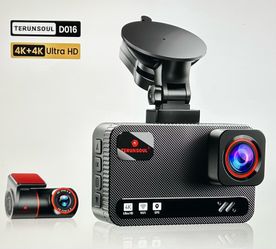 Terunsoul 4K + 4K 2 Channel Dash Cam