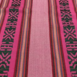 Intricately Woven Sarape (Serape) Fabric Placemat. Set of 6 - Approximately 18” by 24”