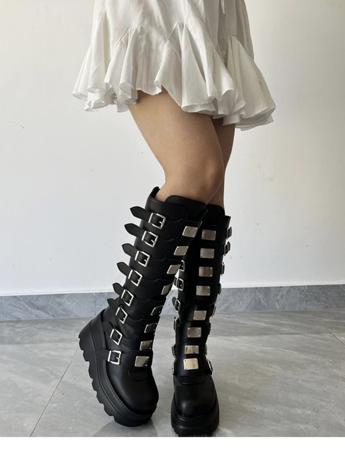 Size 6 Black Goth Boots