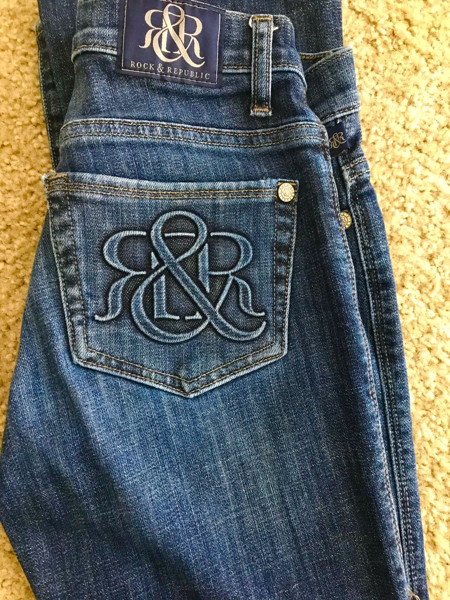 Rock and republic size 0 regular, new