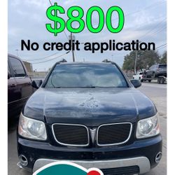 2010 Pontiac Torrent No Credit Application 