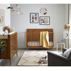 Pottery Barn X West Elm Crib, Conversion Kit & Mattress