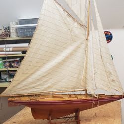 Huge Model Boat With Stand. 