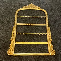 Golden Vintage jewelry holder