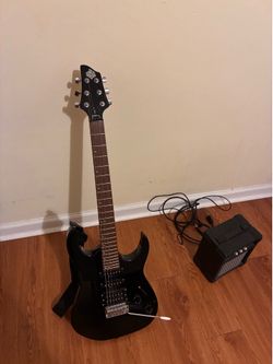 House of blues Washburn HOB E Electric guitar and amplifier