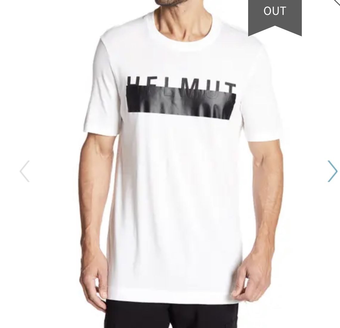 Helmut Lang Oversized Logo Size S, M, L