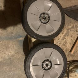 2 New Mower Wheels