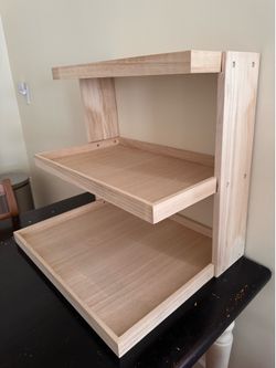 Roost Natural Display Shelf (open) | Hardware Not Included
