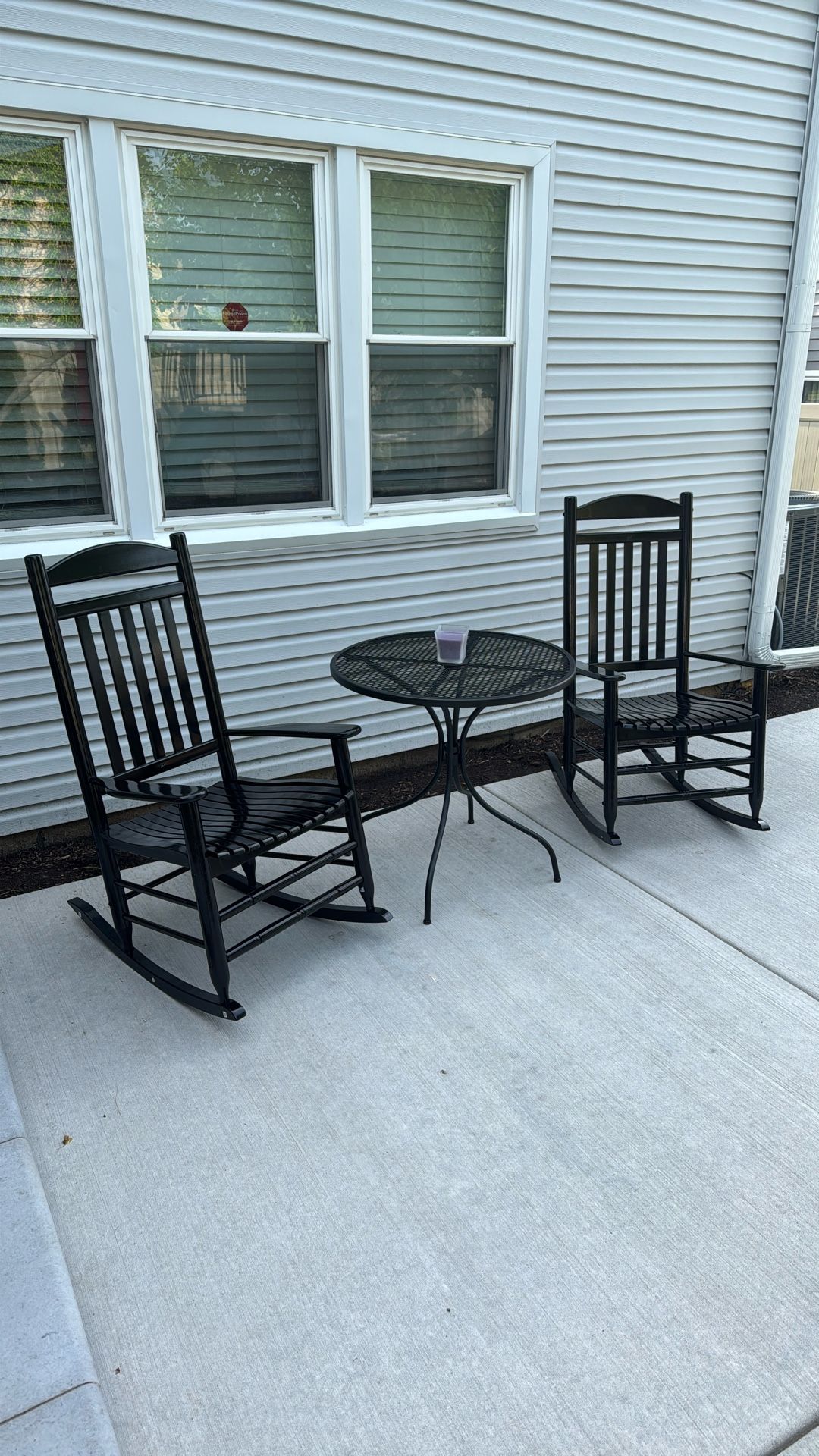Set Of Two Rocking Chairs (table Not Included)