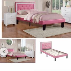 Twin New Platform Bed With Mattress Included