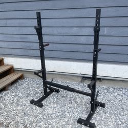 Squat Rack Dip Station 