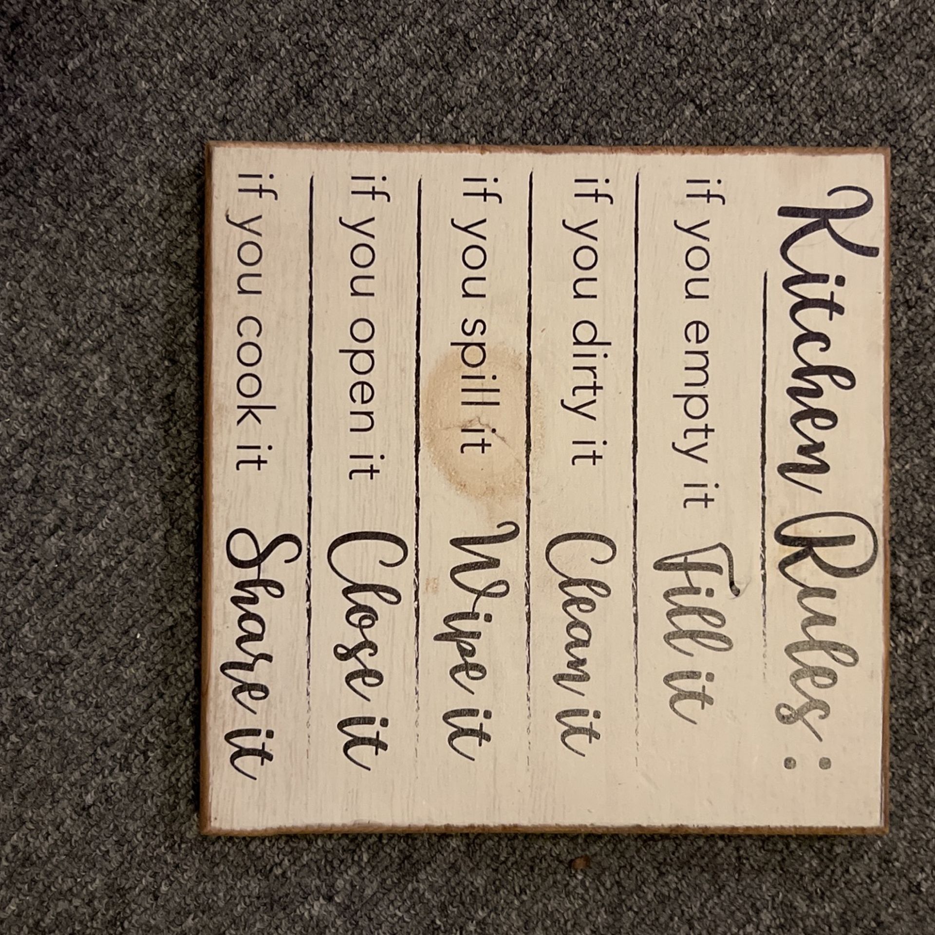 Decorative Sign For Kitchen