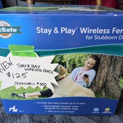PetSafe Stay and Play Wireless Fence for Stubborn Dogs