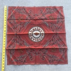 Vintage Harley Davidson Bandanna 22”x22”