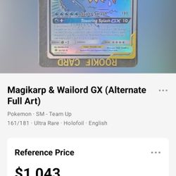 Pokèmon Magikarp & Wailord Holo