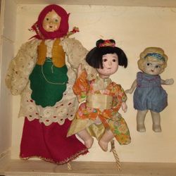 Antique dolls variety