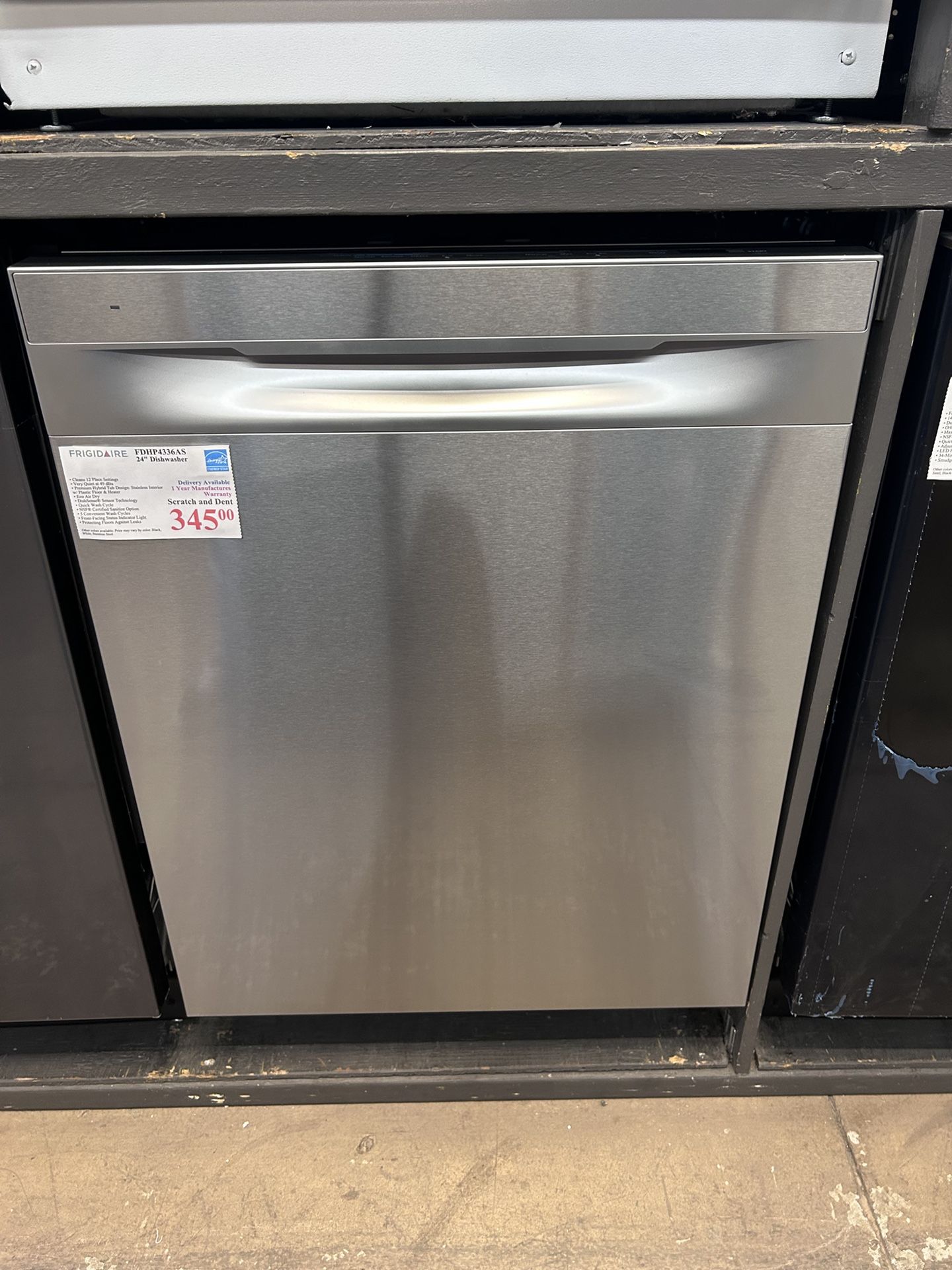 New Frigidaire 24” Built In Dishwasher 